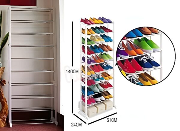 Amazing Shoe Rack Shoe Rack Organizer 30 PCs pair - Image 5