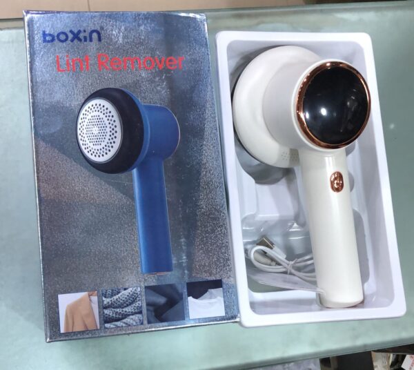 Boxin Portable Lint Remover Rechargeable With Led Display USB Portable Clothes Shaver for Fluff Pilling Fabric - Image 2