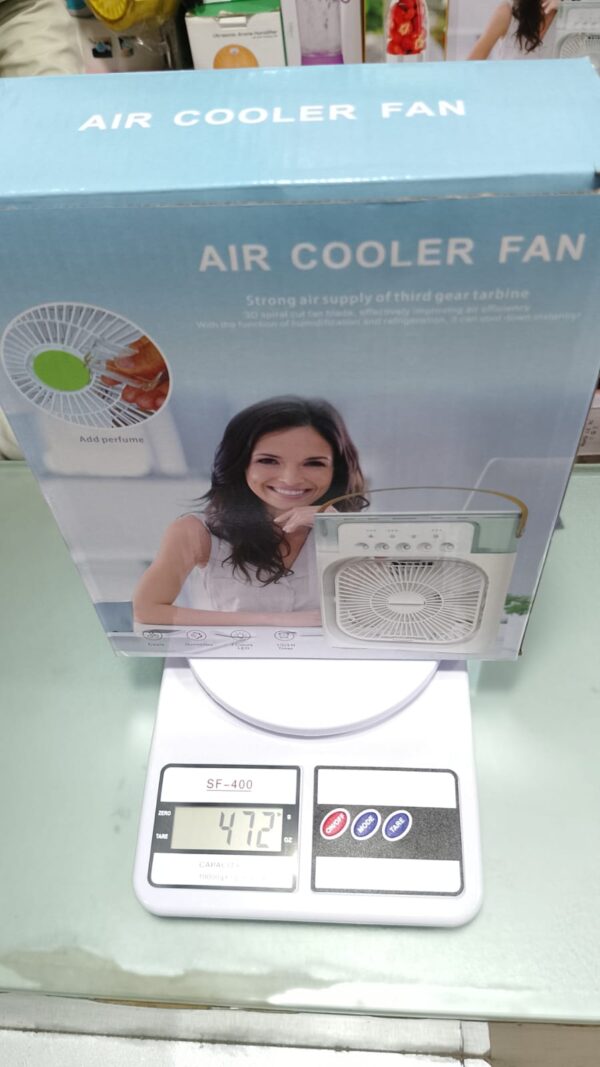 Portable Air Conditioner Fan USB Electric Fan , Fine Mist Water, and Humidifier Function - Random Color 9.5 inch - Image 6