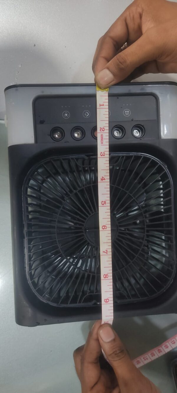 Portable Air Conditioner Fan USB Electric Fan , Fine Mist Water, and Humidifier Function - Random Color 9.5 inch - Image 5