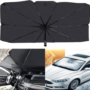 Foldable Car Windshield Umbrellas, Car Windshield Sun Shade Umbrella for Front Windows, Suitable for Windshields of Various Car Models