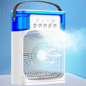 Mini Air Cooler Fan With Evaporative Cooling | Portable Household Air Conditioner 3 Speed | Random Colour